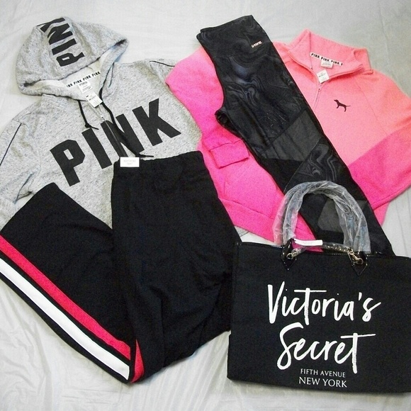 PINK Victoria's Secret Tops - 5 NWT Size L PINK 😍😍😍